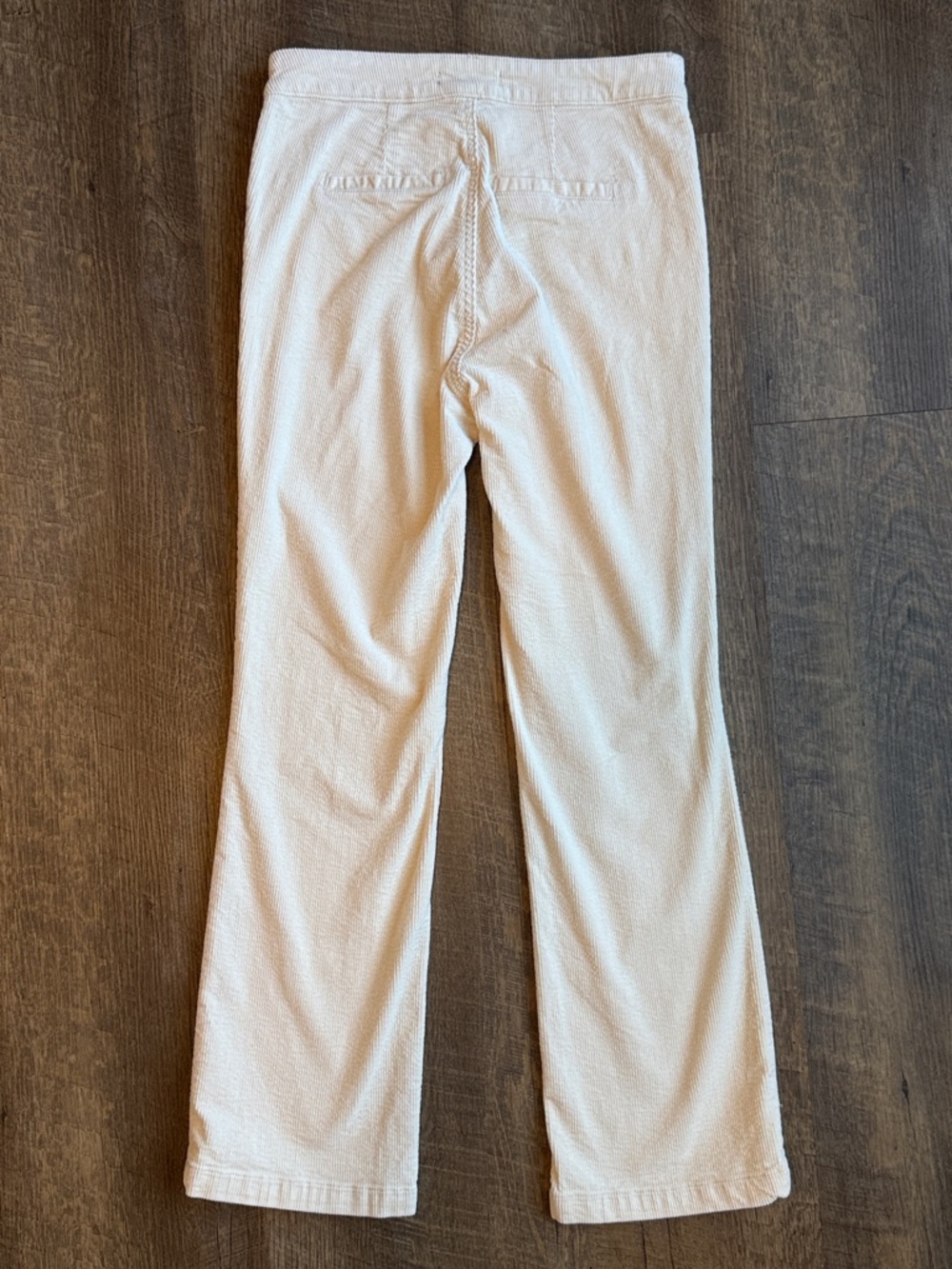KUT From The Cloth Classic Women's Corduroy Cream Chino Pants Size 0 - Picture 9 of 12